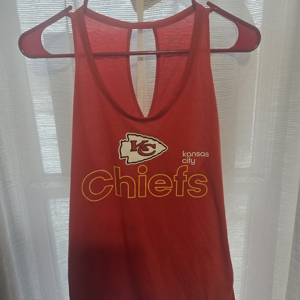 Kansas City Chiefs Red Nike Tank Top Open Back